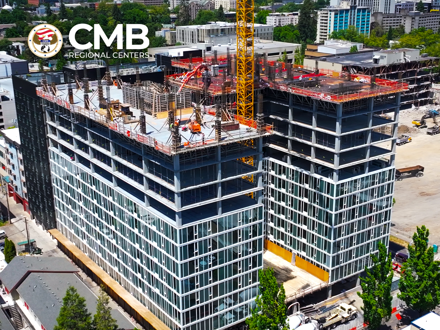 CMB Regional Centers Marks Topping Out of The Ellis in Eugene, Oregon